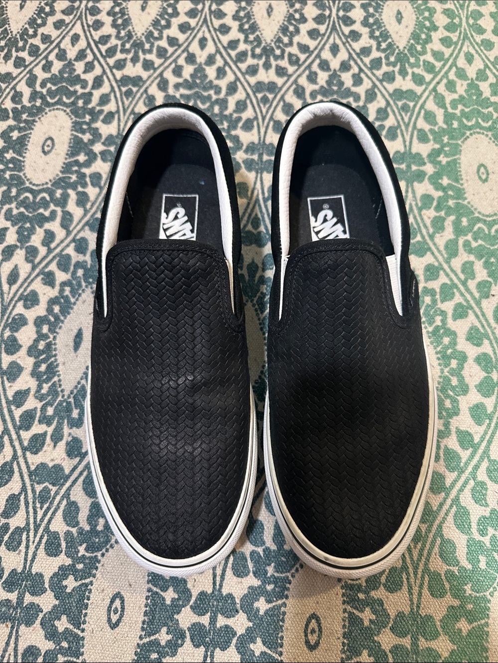 Vans Black Slip-On Platform Sneakers